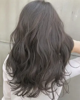 セミロング カラー 北間 寛哉のヘアスタイル