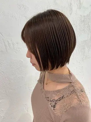 ショート ヘアアレンジ 🫧透明感カラー/ ボブ/小笠原汐海🪽のヘアスタイル