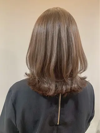 ミディアム ヘアアレンジ yuka .のヘアスタイル