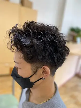 ショート メンズ 堀 大輔のヘアスタイル