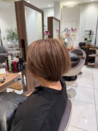 ショート カラー 🇰🇷韓国ヘア★ 副店長.쿠리타⭐︎のヘアスタイル