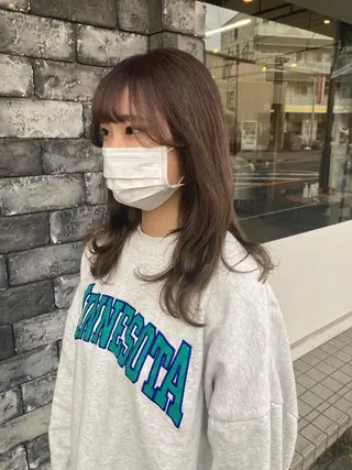 セミロング カラー ✂️似合わせの魔術師 石田一樹✂️のヘアスタイル