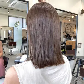 ミディアム カラー ヘアアレンジ 【ダメージレス施術】 【透明感】北村 拓也のヘアスタイル