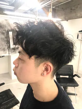 パーマ メンズ メンズサロン rootのヘアスタイル