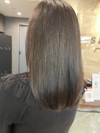 ミディアム 似合わせカットNo 1/横浜美容師のヘアスタイル