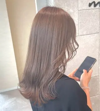ロング カラー 🌈コテ巻き風パーマ LOHASせいな🌈のヘアスタイル