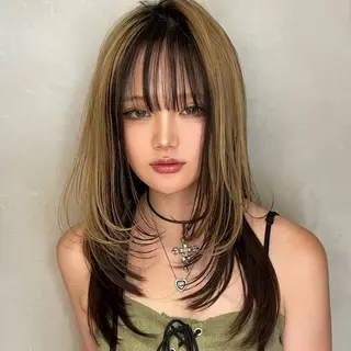 ロング カラー チャン💫レイヤー /透明感カラー💫のヘアスタイル