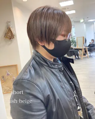 ショート カラー 初めてのショート お任せください✂️のヘアスタイル