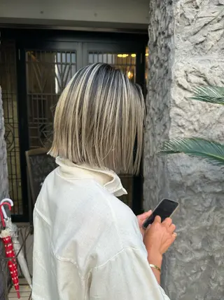 ミディアム TOWAカットカラー ✨名古屋✨のヘアスタイル