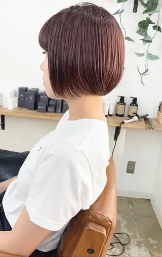 ショート ショートヘア、ボブ こやさん　コヤマのヘアスタイル