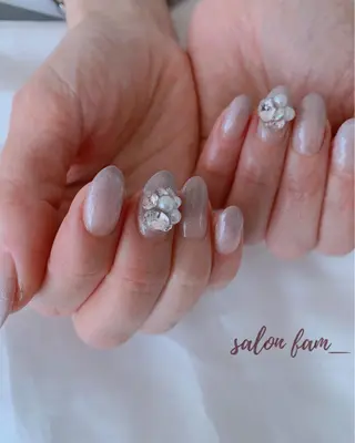 ネイル 自爪育成/深爪矯正 salon fam_のネイルデザイン