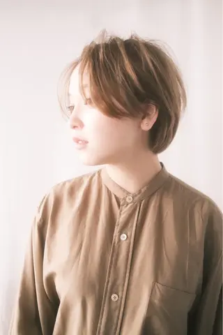 ショート カラー パーマ ショートボブ髪質改善 縮毛矯正のプロ山道潤のヘアスタイル