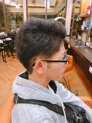 ショート メンズ WEST✂︎AKI HIRO✂︎大和高田のヘアスタイル