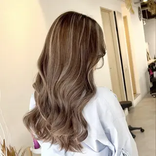 ロング レイヤー/艶々カラー /縮毛矯正/うみ🌟のヘアスタイル