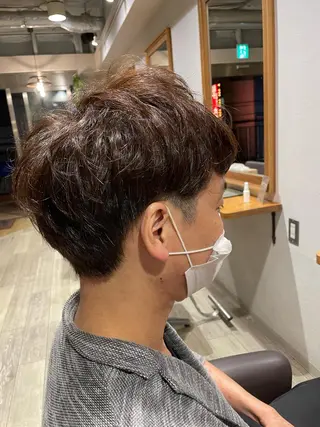 メンズ 式部 由美子のヘアスタイル