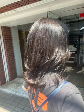 ミディアム 17日パーマモデル/ 募集中!落合🌷のヘアスタイル