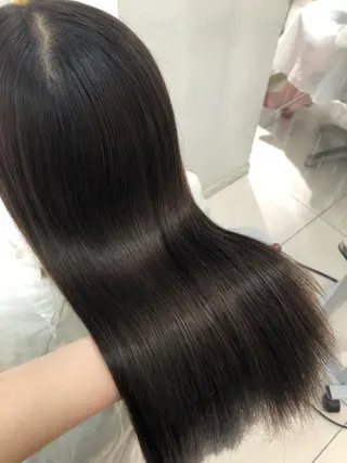 ロング カラー 🇰🇷韓国風艶髪✨ 髪質改善 倉岡しおんのヘアスタイル