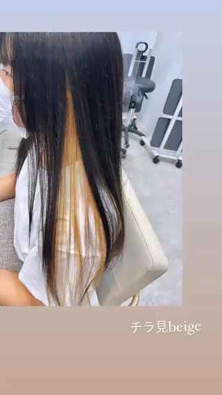 ロング 表参道ミディアム レイヤー山岸季生のヘアスタイル