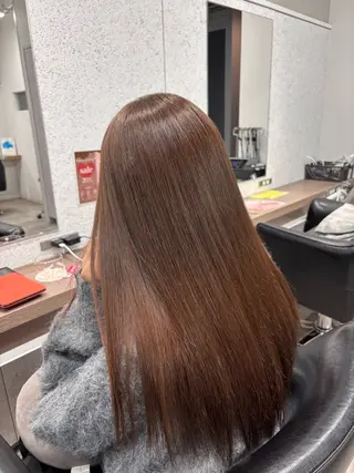 ロング カラー ボブ/透明感カラー/ 髪質改善/🌙/ルナのヘアスタイル