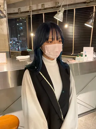 ミディアム カラー 海外レイヤー /NAGISAのヘアスタイル