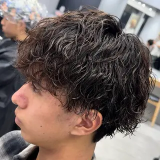 ミディアム パーマ ヘアアレンジ メンズ fifth Tokyo所属・fifth 石川 凪のヘアスタイル