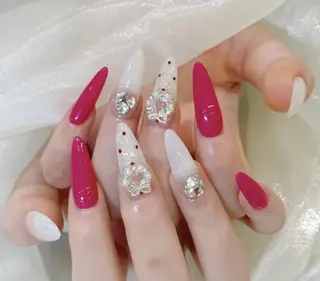 ネイル By moonネイル 🌷ワンホン/韓国風のネイルデザイン