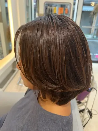 ミディアム カラー パーマ ヘアアレンジ メンズ 堀井 凌平のヘアスタイル
