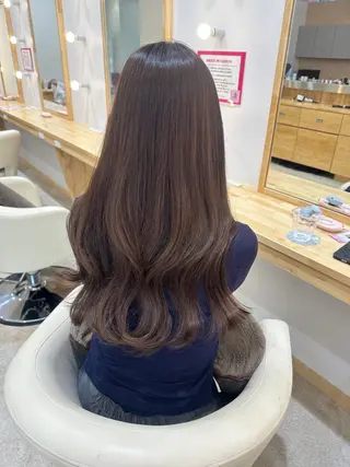 ロング カラー ミルキーな暖色 🩰 girly ♡ ノアのヘアスタイル