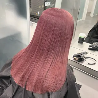 セミロング カラー 難波/ハイトーン 🦋AOI🦋のヘアスタイル