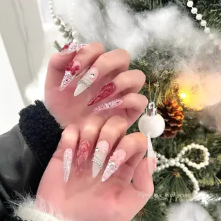 ネイル SENA/ロング/ ギャル/ワンホンのネイルデザイン