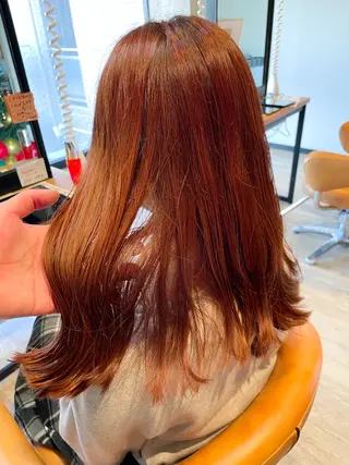 ロング カラー 髪質改善/ブリーチ 田代 龍我のヘアスタイル