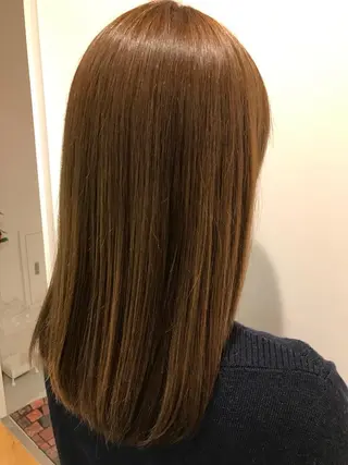 ミディアム セミロング 榎本 稔久のヘアスタイル