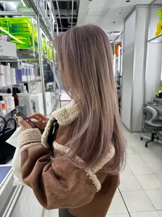 ロング カラー 増井 歩夢のヘアスタイル