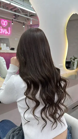 ロング 【メンズ特化】池袋 韓国スタイル飯塚のヘアスタイル