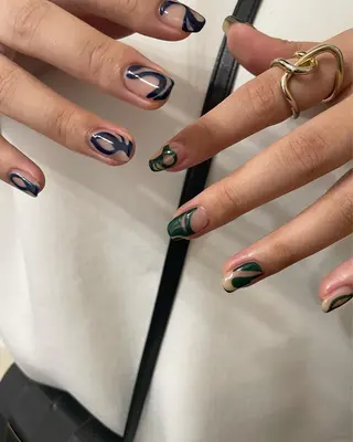 ネイル kiii.__ ✴︎*のネイルデザイン