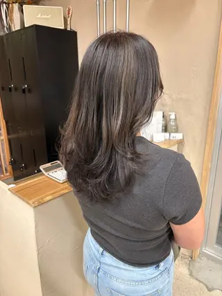ミディアム jinka hair salon所属・豊田 真夕のヘアスタイル