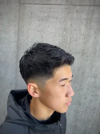 ショート メンズ 浦田 悠真のヘアスタイル