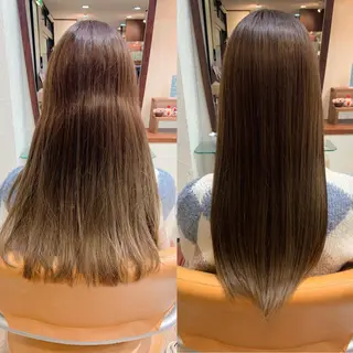 ロング サプリームヘア 飯田みち瑠のヘアスタイル