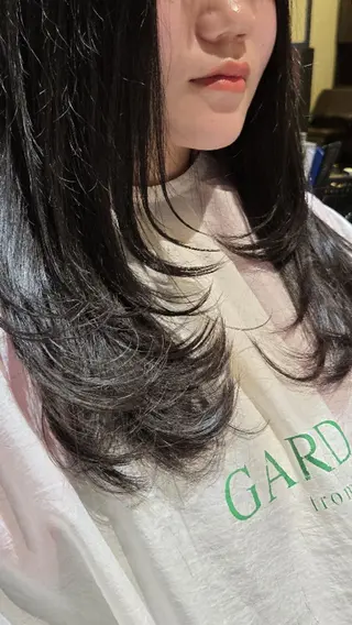 ロング 韓国好き🇰🇷 美容師MIKUのヘアスタイル
