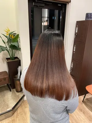 ロング 安倍 辰哉のヘアスタイル