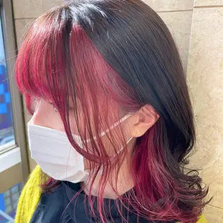 ミディアム カラー ゆう🫧 透明感/ハイトーンのヘアスタイル