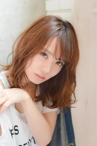 ミディアム 髪質改善、縮毛矯正 店長浅野太郎のヘアスタイル
