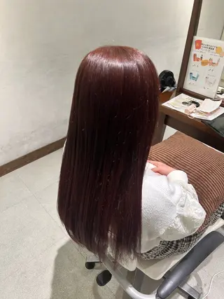 カラー 林 玲美のヘアスタイル