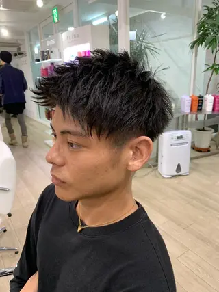 ショート メンズ 西村あきや トレンド韓国ヘアのヘアスタイル