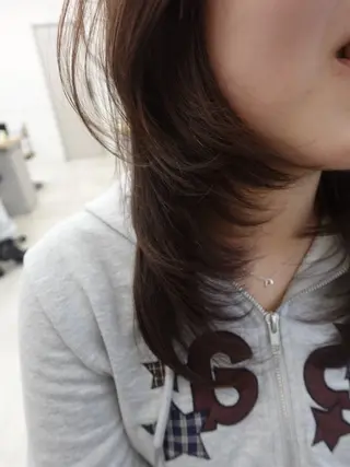 ミディアム ゆい 似合わせカットのヘアスタイル