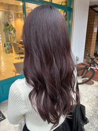 セミロング 🫧Ayumu🫧 透明感カラー/春日のヘアスタイル