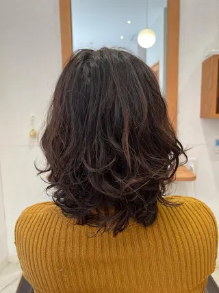 ミディアム パーマ TELA HAIR 幕張本郷店　千尋のヘアスタイル