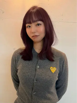 ミディアム カラー モデル様募集中 🦴harunaのヘアスタイル