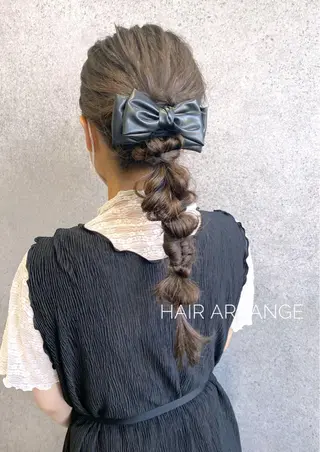 ヘアアレンジ YUKA🐻❄️ 🎀当日予約ok/のヘアスタイル