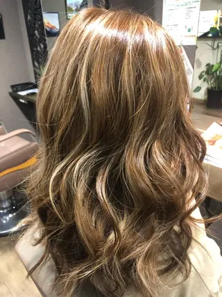 ロング カラー pep natsumiのヘアスタイル